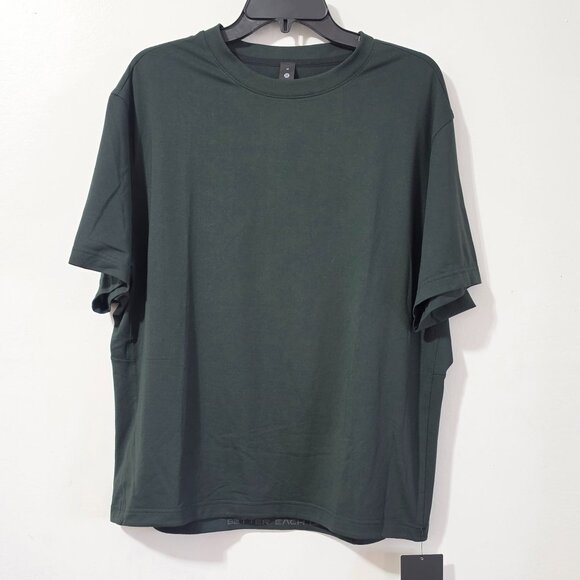 Lululemon EasySet Training Short-Sleeve Shirt - Rainforest Green - Men's Size M - Picture 2 of 8